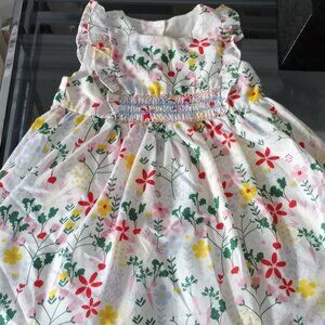 'Rare Editions' Sun Dress 24 Months with Smocking detail on bodice NWOT